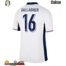 Camisa de Futebol Inglaterra Conor Gallagher #16 Equipamento Principal Europeu 2024 Manga Curta